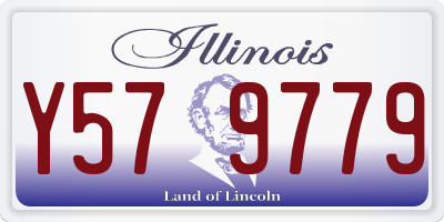 IL license plate Y579779