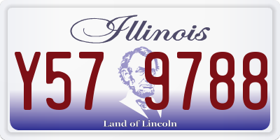 IL license plate Y579788