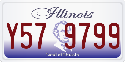 IL license plate Y579799