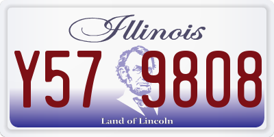 IL license plate Y579808