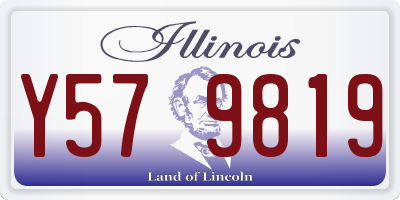 IL license plate Y579819