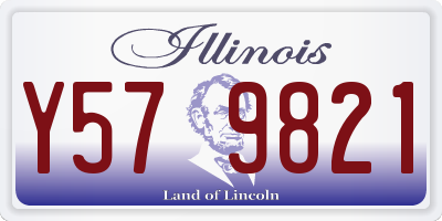 IL license plate Y579821