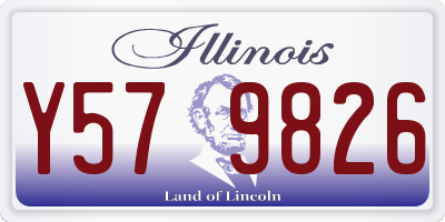 IL license plate Y579826