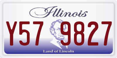 IL license plate Y579827