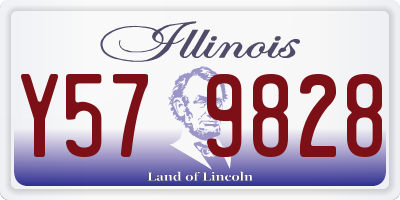 IL license plate Y579828