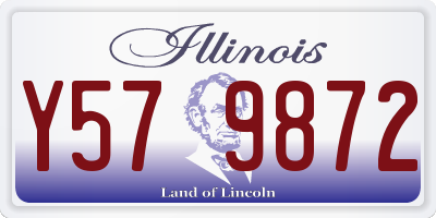 IL license plate Y579872