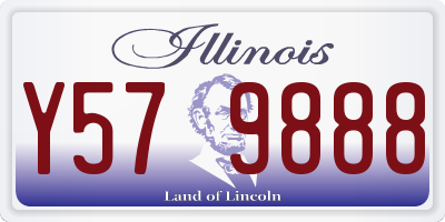 IL license plate Y579888