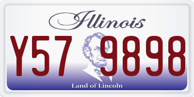 IL license plate Y579898