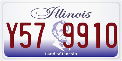 IL license plate Y579910