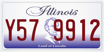 IL license plate Y579912