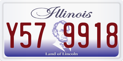 IL license plate Y579918