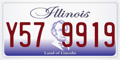 IL license plate Y579919