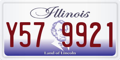 IL license plate Y579921