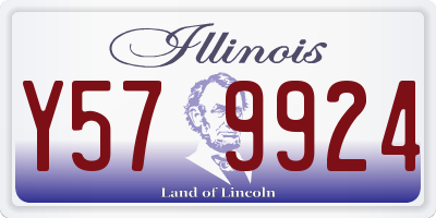IL license plate Y579924