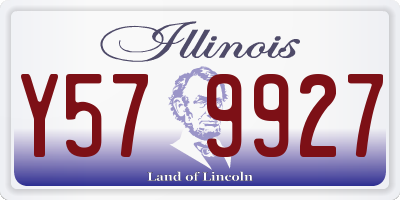 IL license plate Y579927