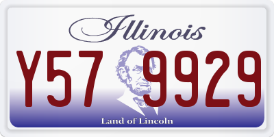 IL license plate Y579929