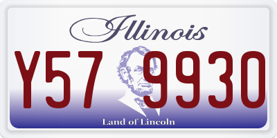 IL license plate Y579930