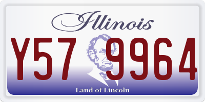 IL license plate Y579964