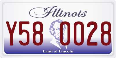IL license plate Y580028