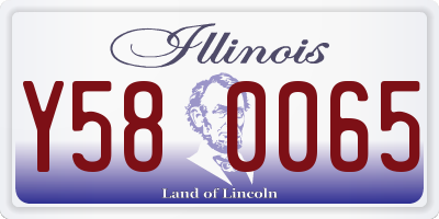 IL license plate Y580065