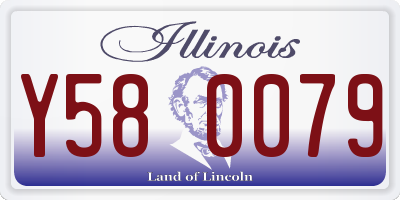IL license plate Y580079