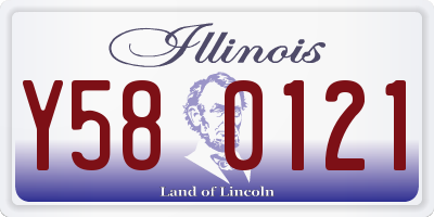 IL license plate Y580121