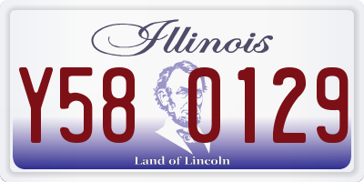 IL license plate Y580129