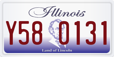 IL license plate Y580131