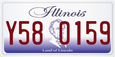IL license plate Y580159