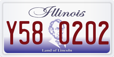 IL license plate Y580202