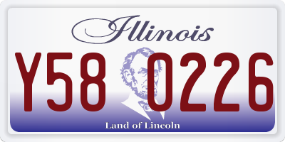 IL license plate Y580226