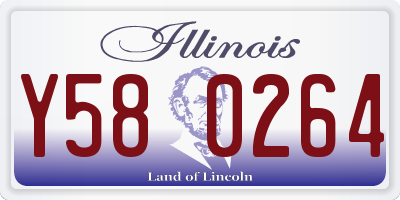 IL license plate Y580264