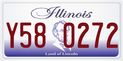 IL license plate Y580272