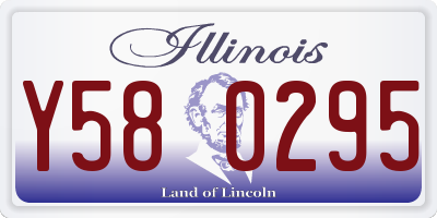 IL license plate Y580295