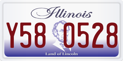 IL license plate Y580528