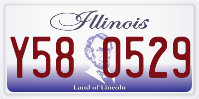IL license plate Y580529
