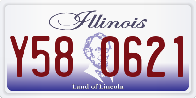 IL license plate Y580621
