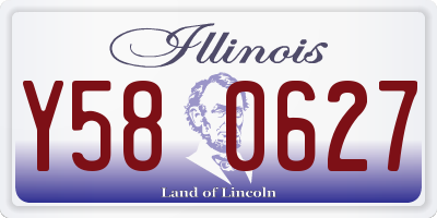 IL license plate Y580627