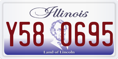 IL license plate Y580695