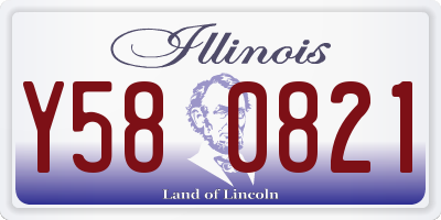 IL license plate Y580821