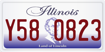 IL license plate Y580823