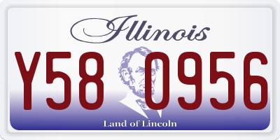 IL license plate Y580956