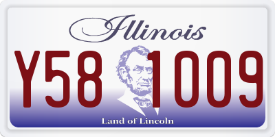 IL license plate Y581009