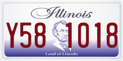 IL license plate Y581018