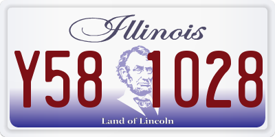 IL license plate Y581028