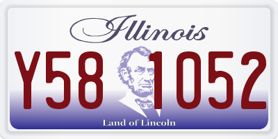 IL license plate Y581052