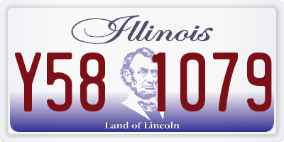 IL license plate Y581079
