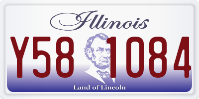 IL license plate Y581084