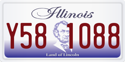 IL license plate Y581088