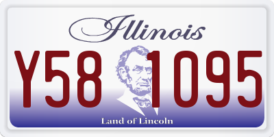 IL license plate Y581095